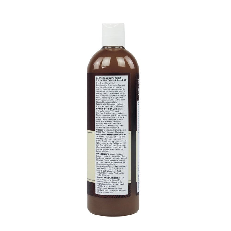 Groomers Crazy Curls 2 in 1 Conditioning Shampoo