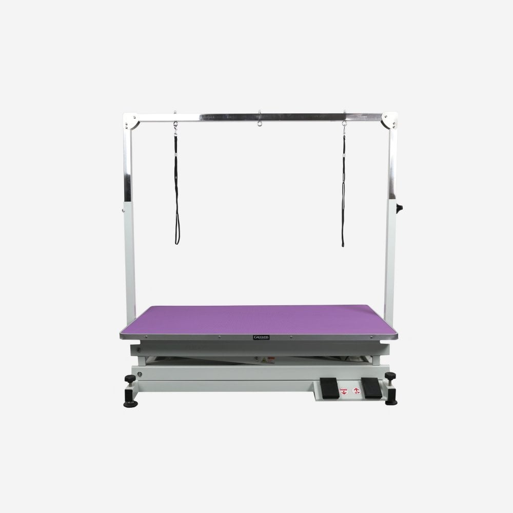 Groomers Metro II Extreme Large Electric Table - White Frame