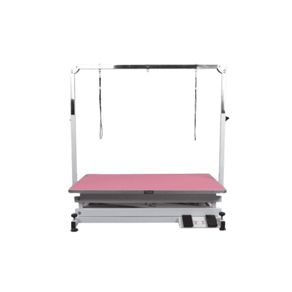 Groomers Metro II Extreme Large Electric Table - White Frame