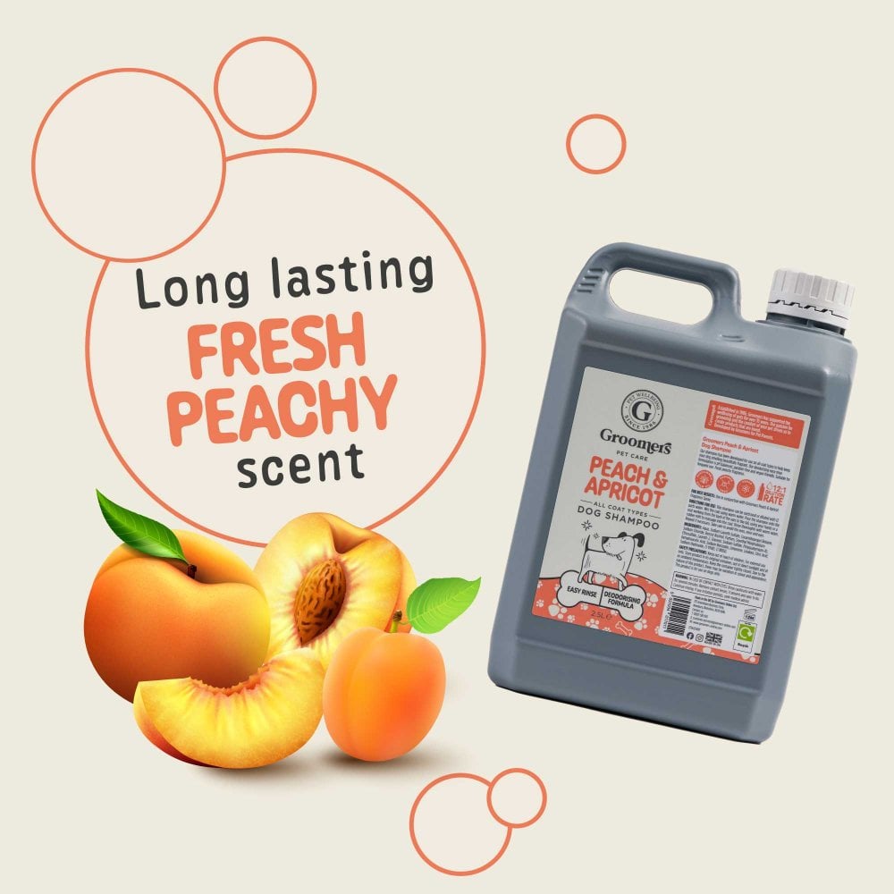 Groomers Peach & Apricot Dog Shampoo