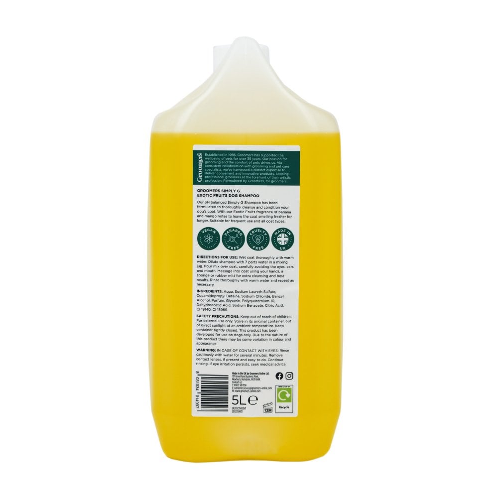 Groomers Simply G Exotic Fruits Shampoo