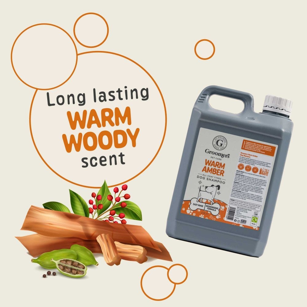 Groomers Warm Amber Dog Shampoo