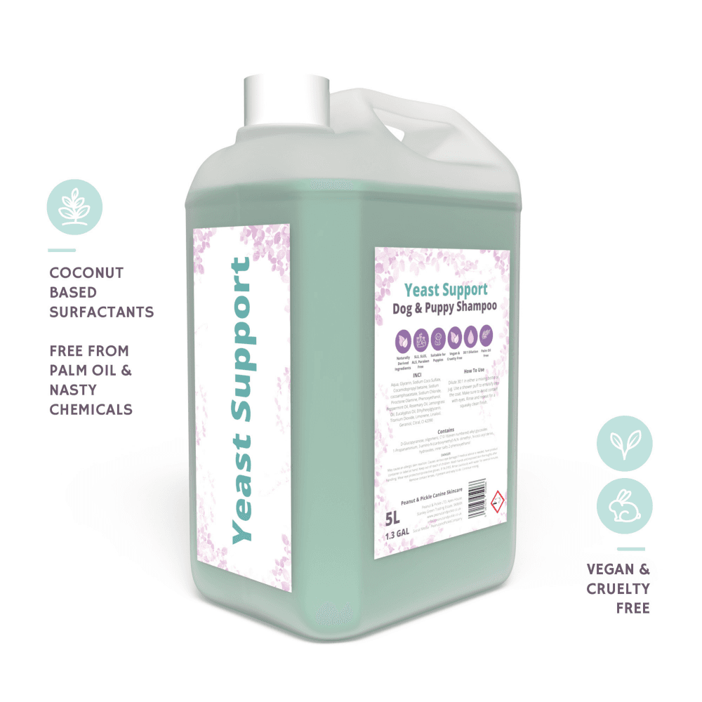 Peanut & Pickle Yeast Support Dog & Puppy Shampoo - 5L