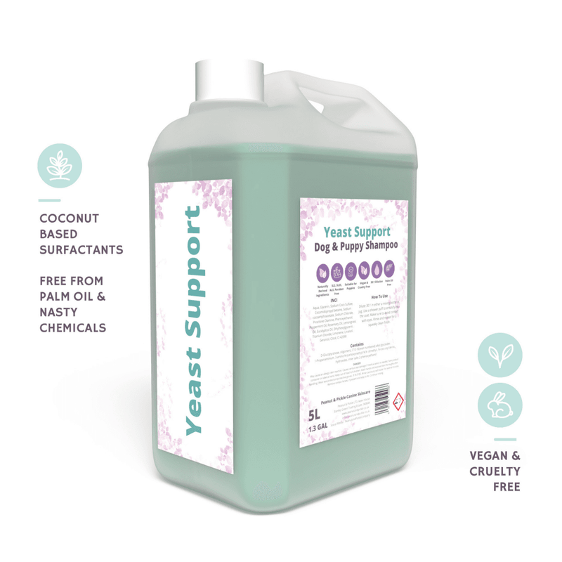 Peanut & Pickle Yeast Support Dog & Puppy Shampoo - 5L